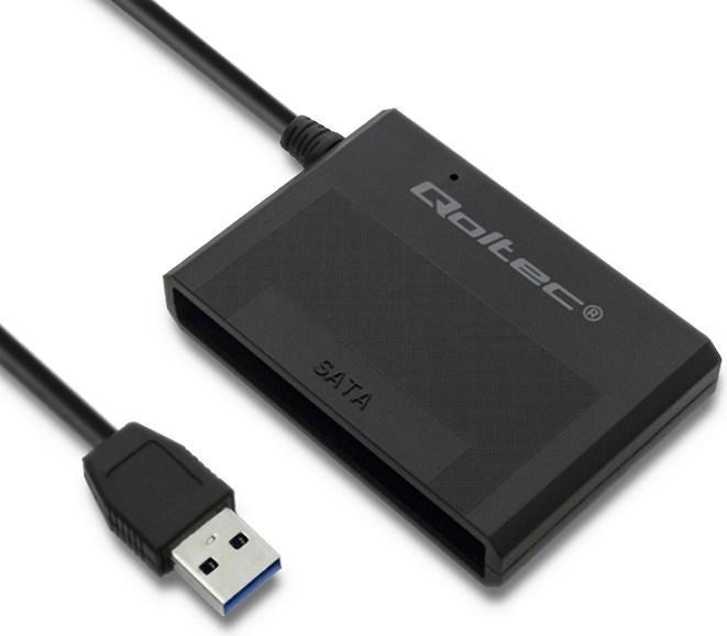 Produktbild Qoltec Hard Drive Adapter USB 3.0 HDD/SSD (SATA, USB 3.0)