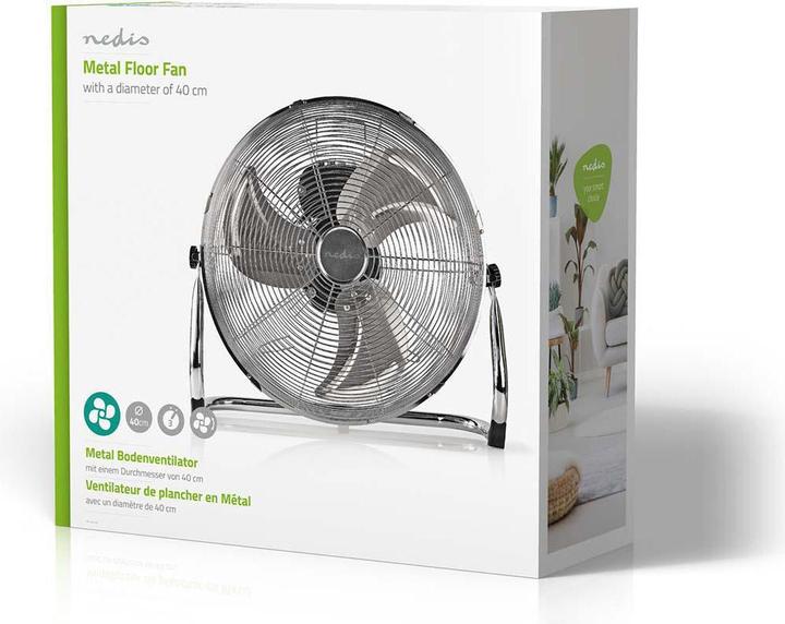 Actual product image Datwyler Fan FNFL10CCR40 40cm 100W Metal (FNFL10CCR40)