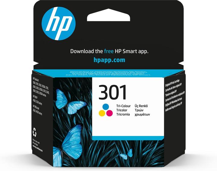 Actual product image HP 301 (M, Y, C)