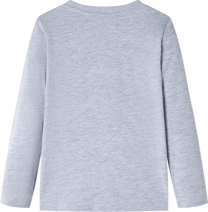 Immagine prodotto VidaXL Camicia da bambino a maniche lunghe grigio melange 92,Materiale: 95 (92)