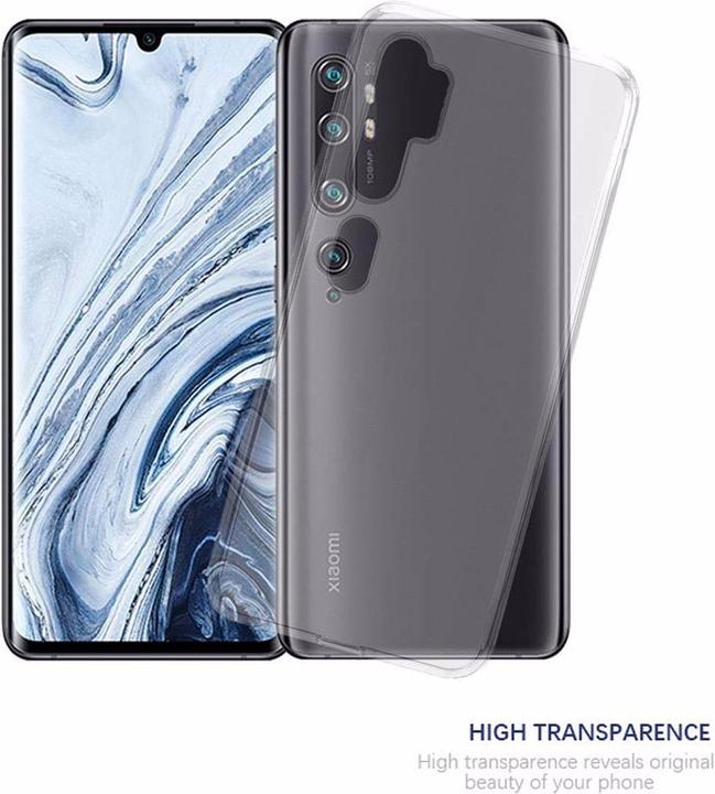 Actual product image Cadorabo TPU Ultra Slim AIR Cover (Xiaomi Redmi Note 10S, Xiaomi Mi Note 10)