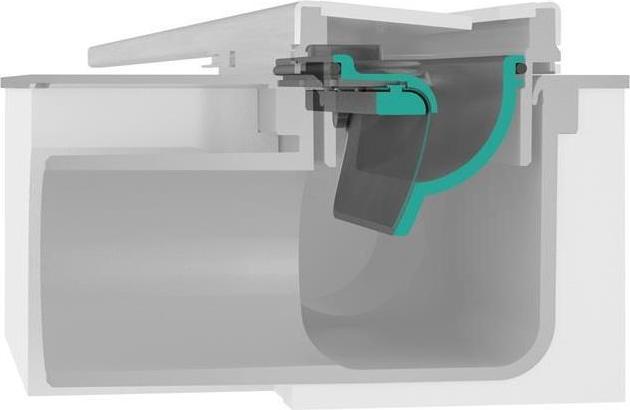 Actual product image hansgrohe Basic body uBox universal for shower channels Drain body, flat (343 mm)