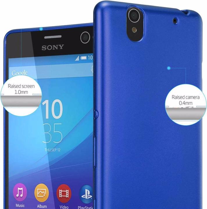 Image du produit Cadorabo Couverture métallique mate TPU (Sony Xperia C4)