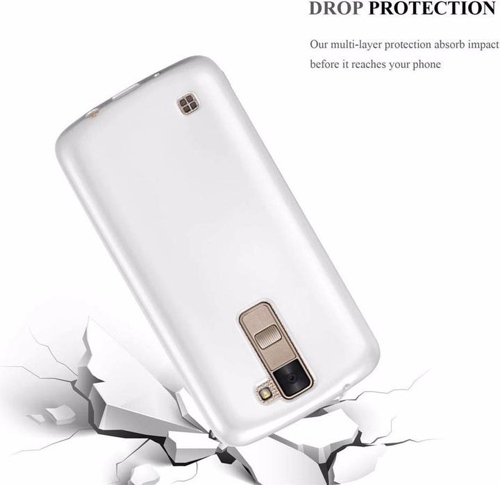 Actual product image Cadorabo TPU Matt Metallic Cover (LG K8)