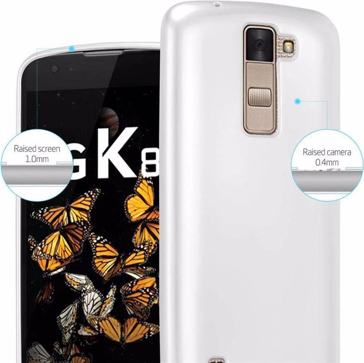 Actual product image Cadorabo TPU Matt Metallic Cover (LG K8)
