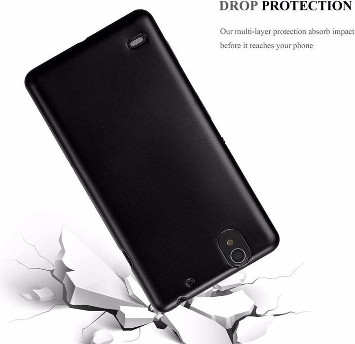 Actual product image Cadorabo TPU Matt Metallic Cover (Sony Xperia C4)