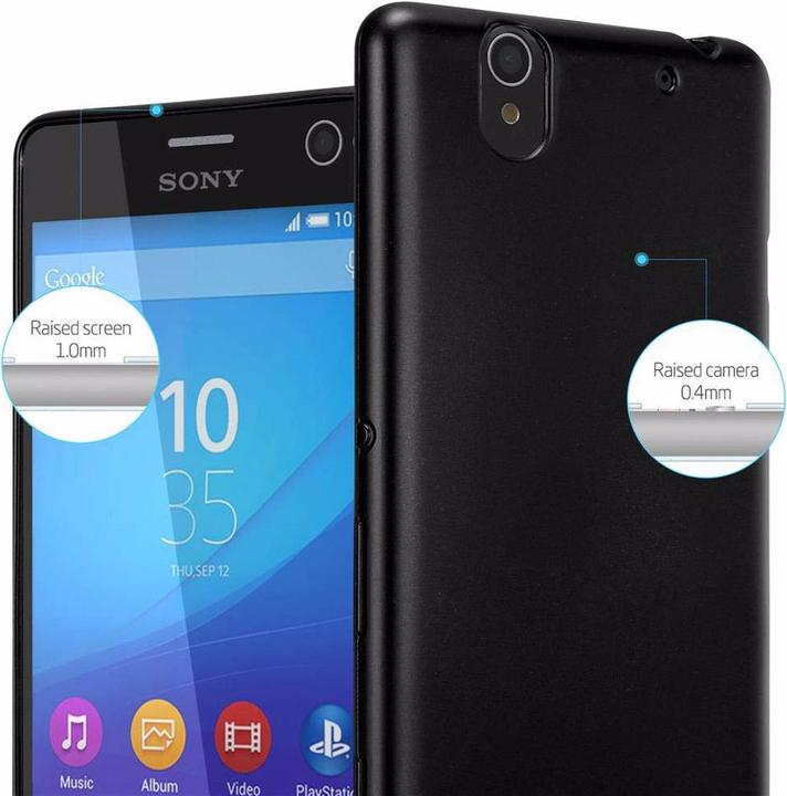 Actual product image Cadorabo TPU Matt Metallic Cover (Sony Xperia C4)