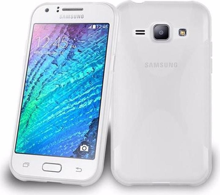 Actual product image Cadorabo TPU X-Line Cover (Samsung Galaxy J1)