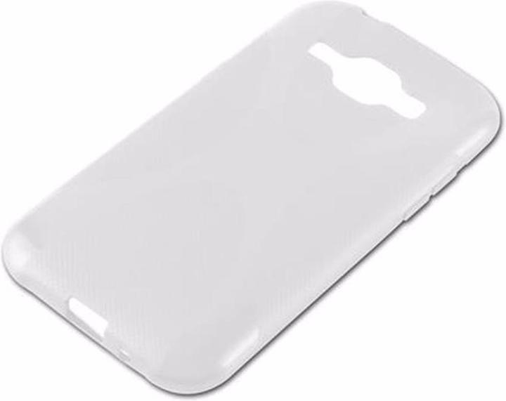 Actual product image Cadorabo TPU X-Line Cover (Samsung Galaxy J1)