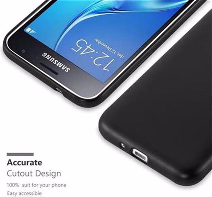 Produktbild Cadorabo TPU Matt Metallic Cover (Samsung Galaxy J1 (2016))