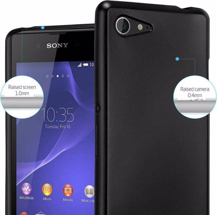 Image du produit Cadorabo Couverture métallique mate TPU (Sony Xperia E3)