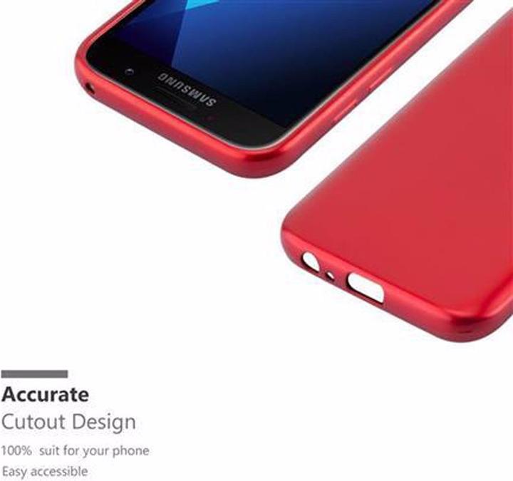Actual product image Cadorabo TPU Matt Metallic Cover (Samsung Galaxy A3 (2017))