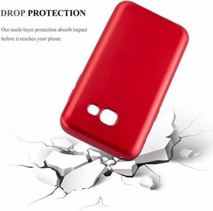 Actual product image Cadorabo TPU Matt Metallic Cover (Samsung Galaxy A3 (2017))