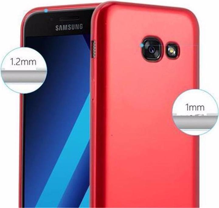 Actual product image Cadorabo TPU Matt Metallic Cover (Samsung Galaxy A3 (2017))