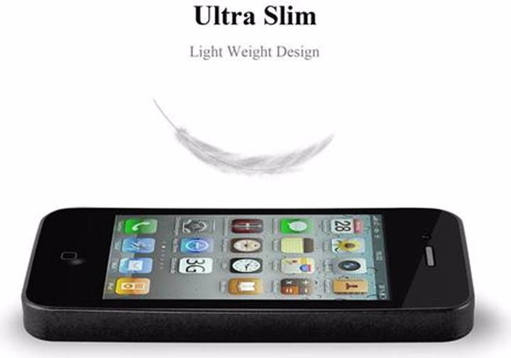 Actual product image Cadorabo TPU Matt Metallic Cover (Apple iPhone 4, G4s)