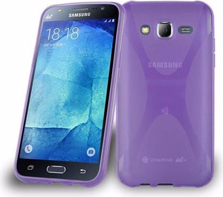 Actual product image Cadorabo TPU X-Line Cover (Samsung Galaxy J5 (2015))