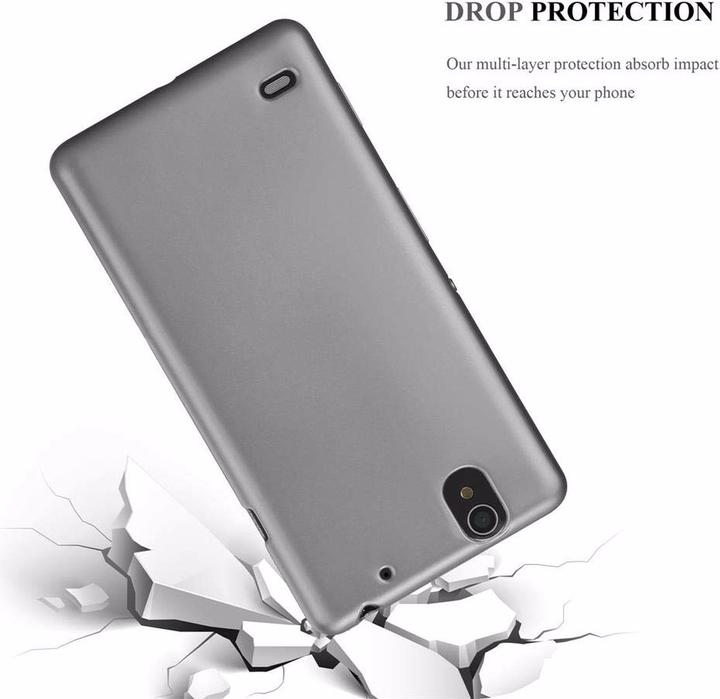Actual product image Cadorabo TPU Matt Metallic Cover (Sony Xperia C4)