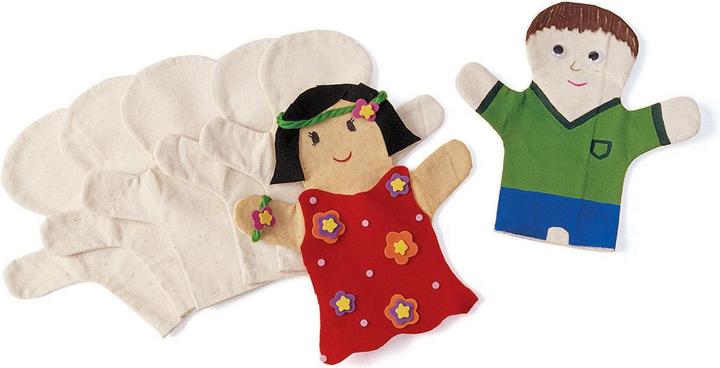 Produktbild Colorations Färbungen - Dekorieren Sie Ihre eigenen Handpuppen aus Leinwand, 12er-Set