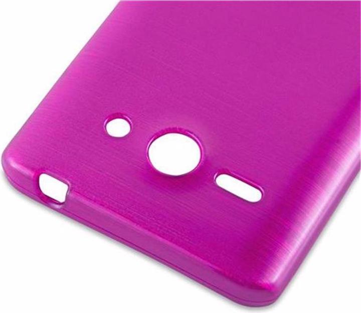 Actual product image Cadorabo TPU Brushed Cover (Huawei Ascend G525, Huawei Ascend G520, Huawei Ascend G510)