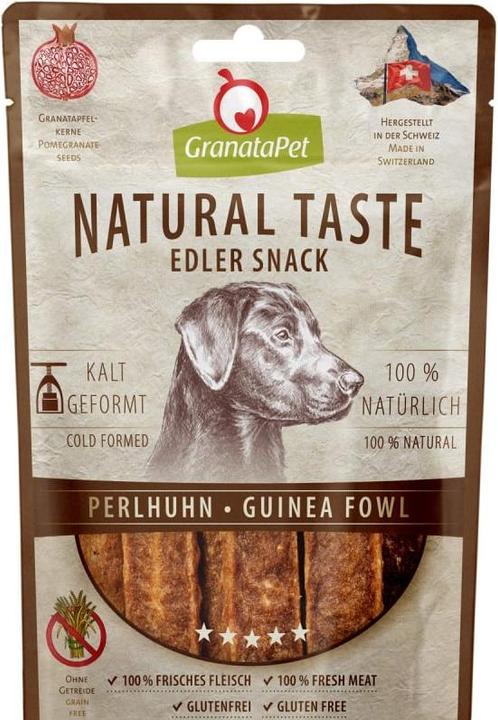 Produktbild Granatapet Natural Taste Edler Snack Perlhuhn (Adult, 1 Stk., 90 g)