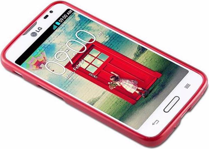 Actual product image Cadorabo TPU Brushed Cover (LG L70)