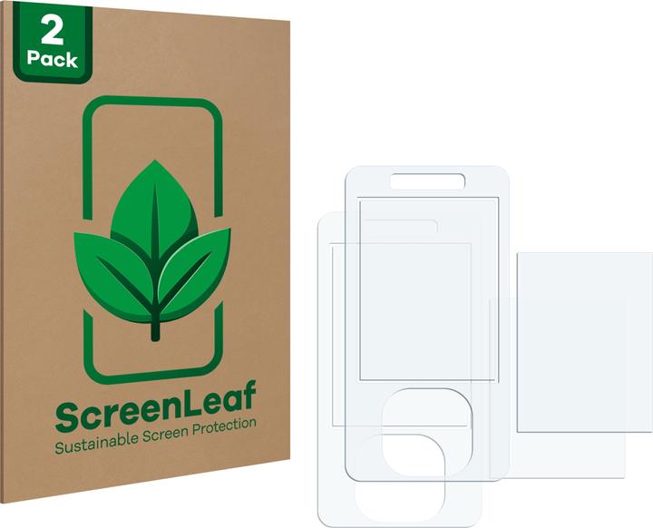 Actual product image ScreenLeaf Protective film sustainable screen protector screen protector film clear transparent (Test strips)