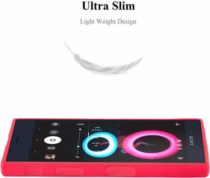 Actual product image Cadorabo TPU Frosted Cover (Sony Xperia X Compact)