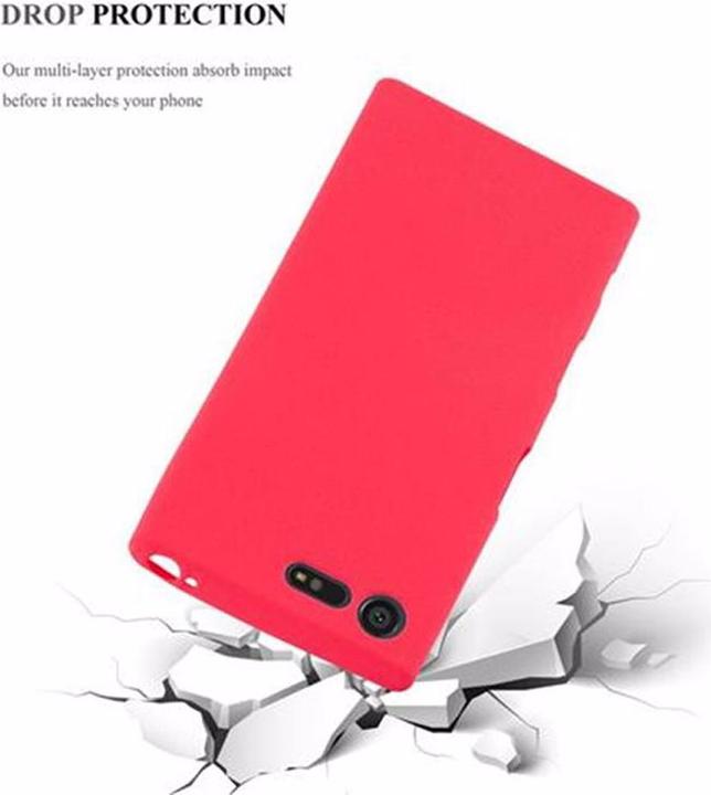 Actual product image Cadorabo TPU Frosted Cover (Sony Xperia X Compact)