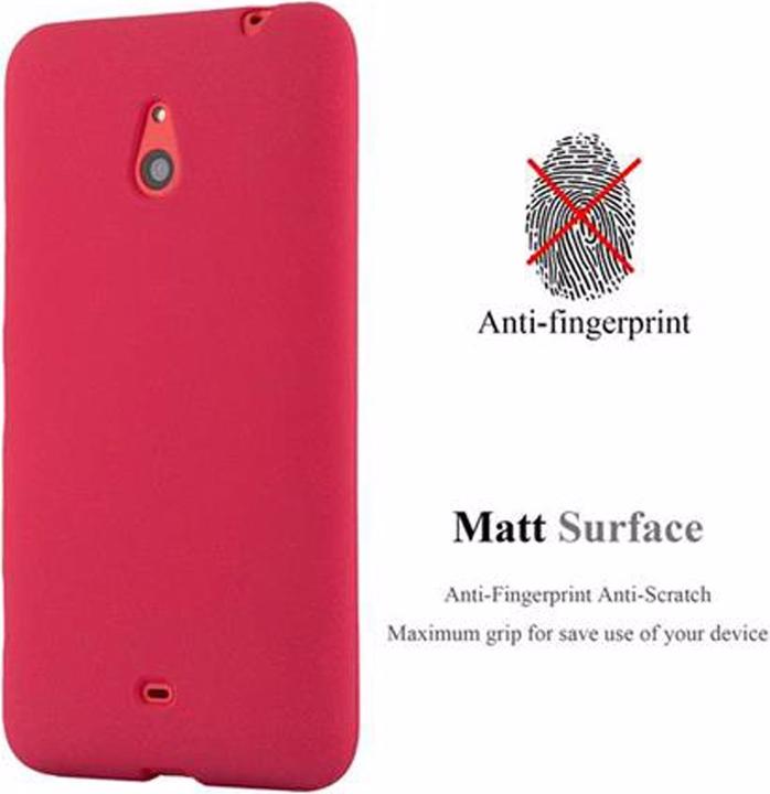 Actual product image Cadorabo TPU Frosted Cover (Nokia Lumia 1320)