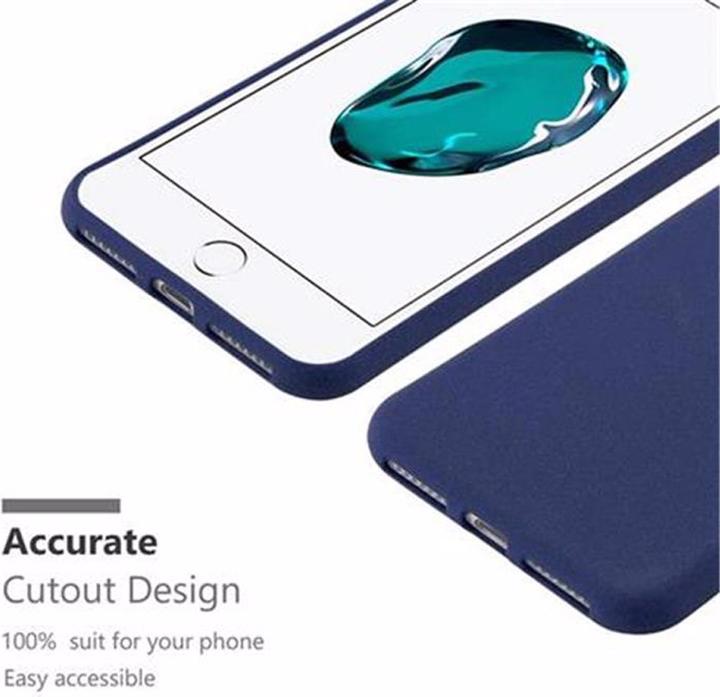 Actual product image Cadorabo TPU Frosted Cover (Apple iPhone 7 Plus, Apple iPhone 7s Plus, Apple iPhone 8 Plus)