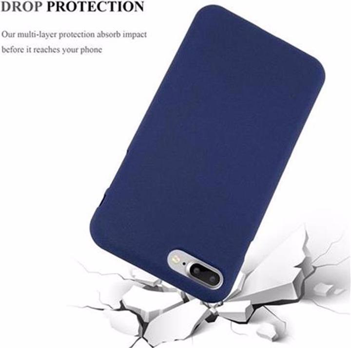 Actual product image Cadorabo TPU Frosted Cover (Apple iPhone 7 Plus, Apple iPhone 7s Plus, Apple iPhone 8 Plus)