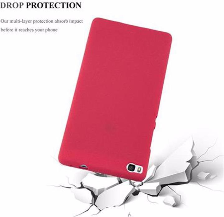 Actual product image Cadorabo TPU Frosted Cover (Huawei P8)