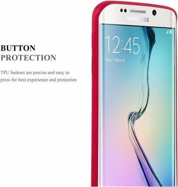 Produktbild Cadorabo TPU Frosted Cover (Samsung Galaxy S6 Edge)
