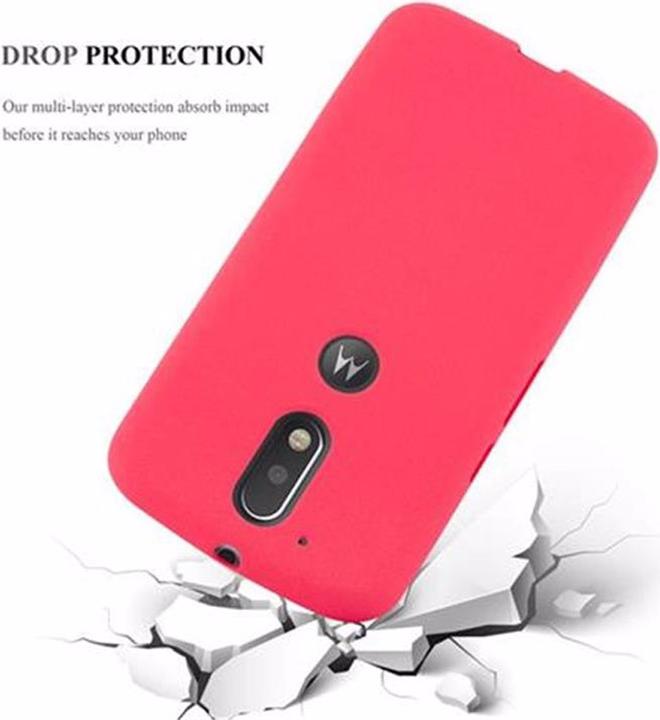 Produktbild Cadorabo TPU Frosted Cover (Motorola Moto G4 Plus, Motorola Moto G4)
