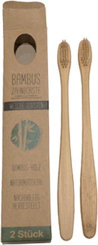 Image du produit Bekos Brosses à dents en bambou pour adultes SET de 2 (Souple, 2 x)