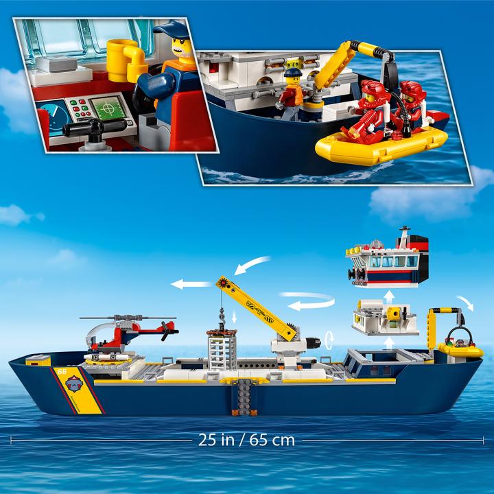 Actual product image LEGO Ocean Exploration Ship (60266, LEGO City)