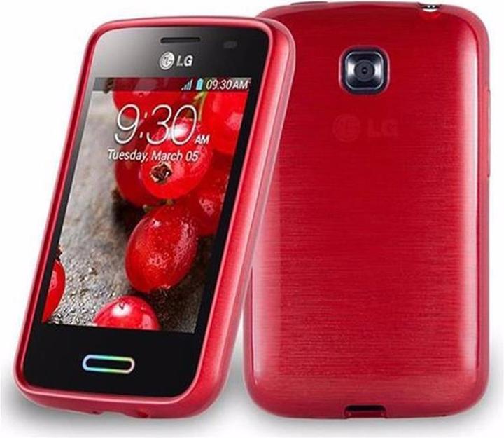 Actual product image Cadorabo TPU Brushed Cover (LG Optimus L3 II)