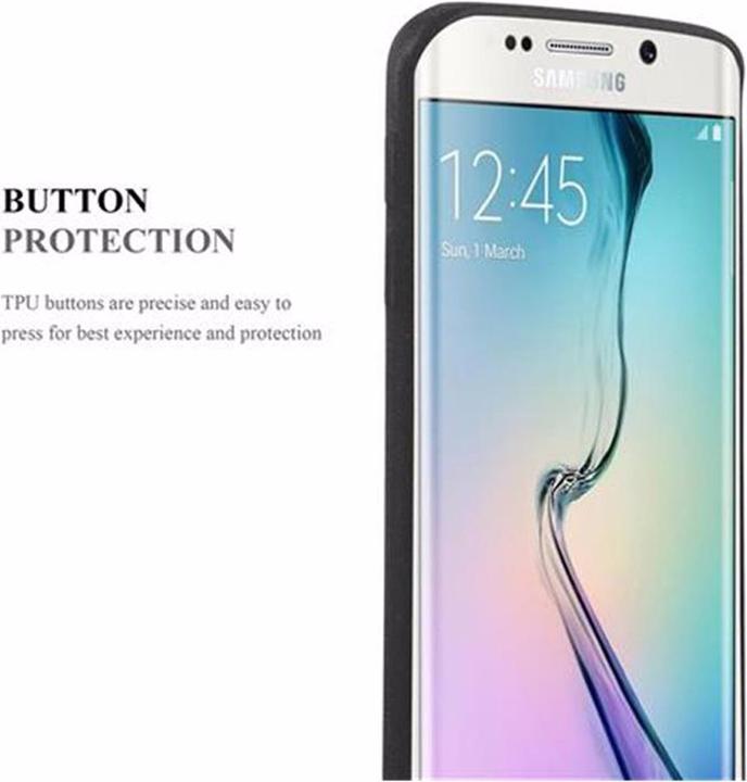 Actual product image Cadorabo TPU Frosted Cover (Samsung Galaxy S6 Edge)