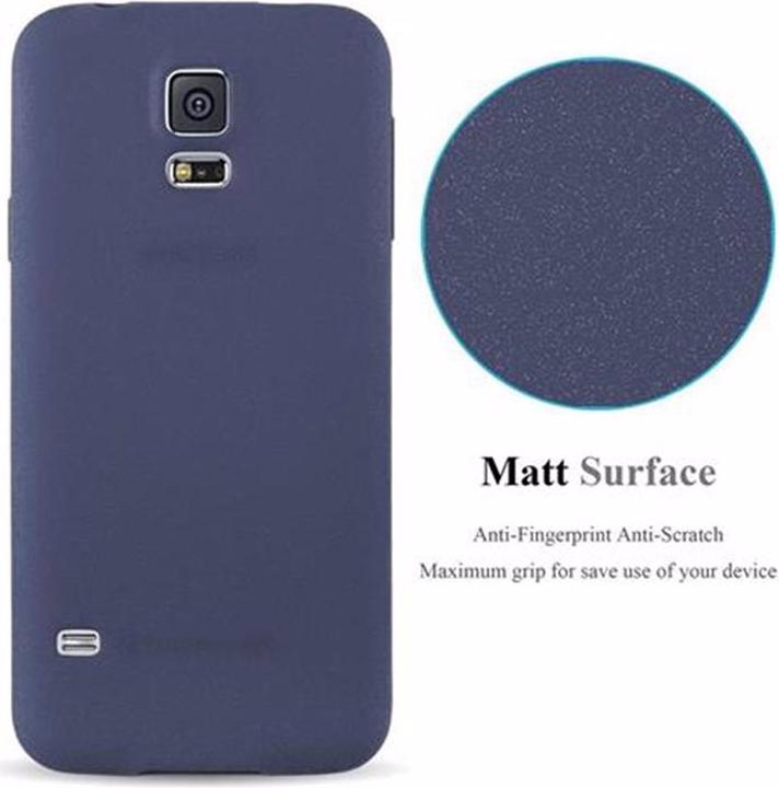 Actual product image Cadorabo TPU Frosted Cover (Samsung Galaxy S5, Samsung Galaxy S5 Neo)