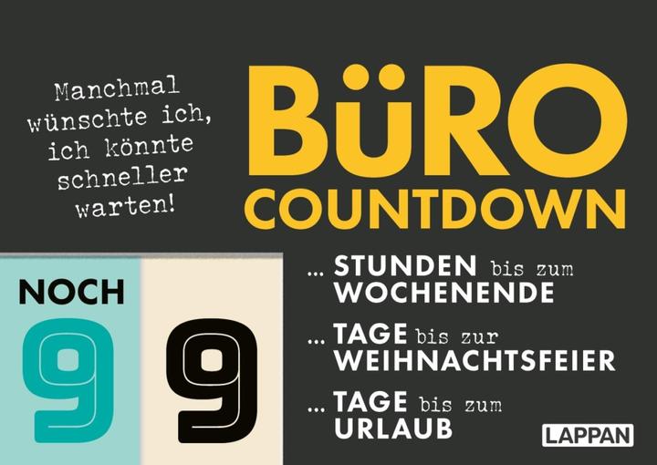Image du produit Calendrier à rebours pour le bureau (Couverture rigide, Allemand)