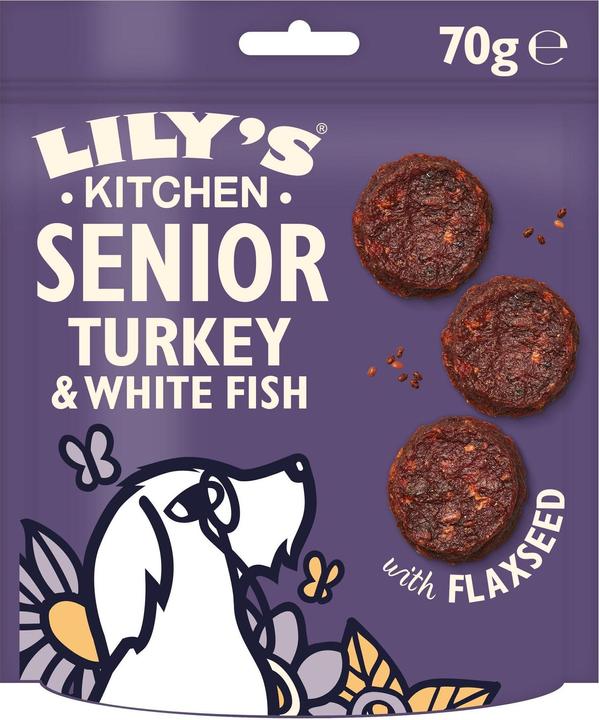 Immagine prodotto Lily's Kitchen Snack Senior Tacchino e Pesce (Senior, 1 pz., 75 g)