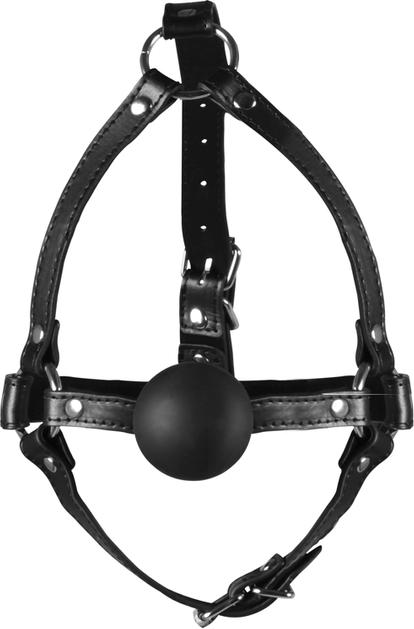 Actual product image Ouch! Head Harness with Solid Ball Gag