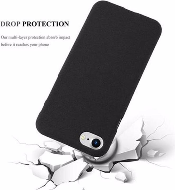 Actual product image Cadorabo TPU Frosted Cover (Apple iPhone 7, Apple iPhone 8, Apple iPhone SE (2nd Gen), Apple iPhone SE (3rd Gen))