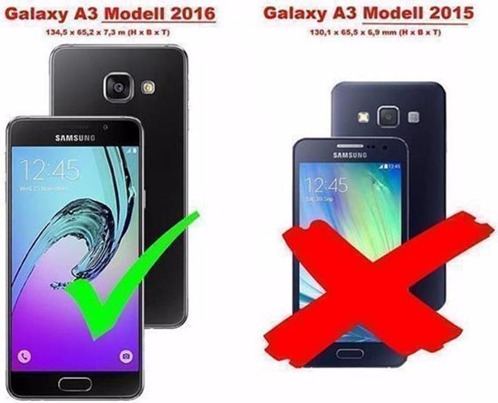 Produktbild Cadorabo TPU Frosted Cover (Samsung Galaxy A3 (2016))