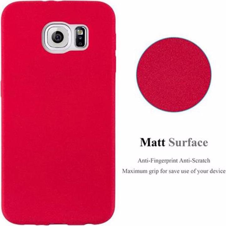 Actual product image Cadorabo TPU Frosted Cover (Samsung Galaxy S6)