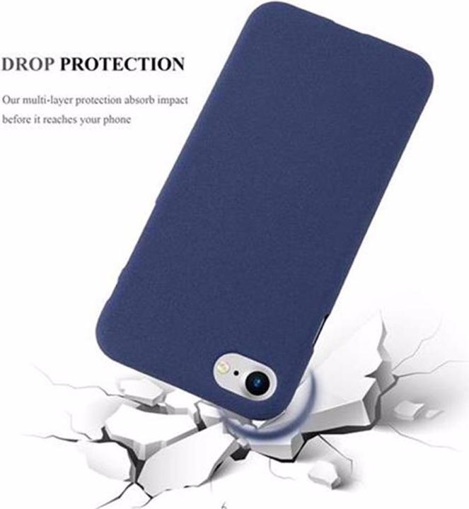 Actual product image Cadorabo TPU Frosted Cover (Apple iPhone SE (2nd Gen), Apple iPhone 7)