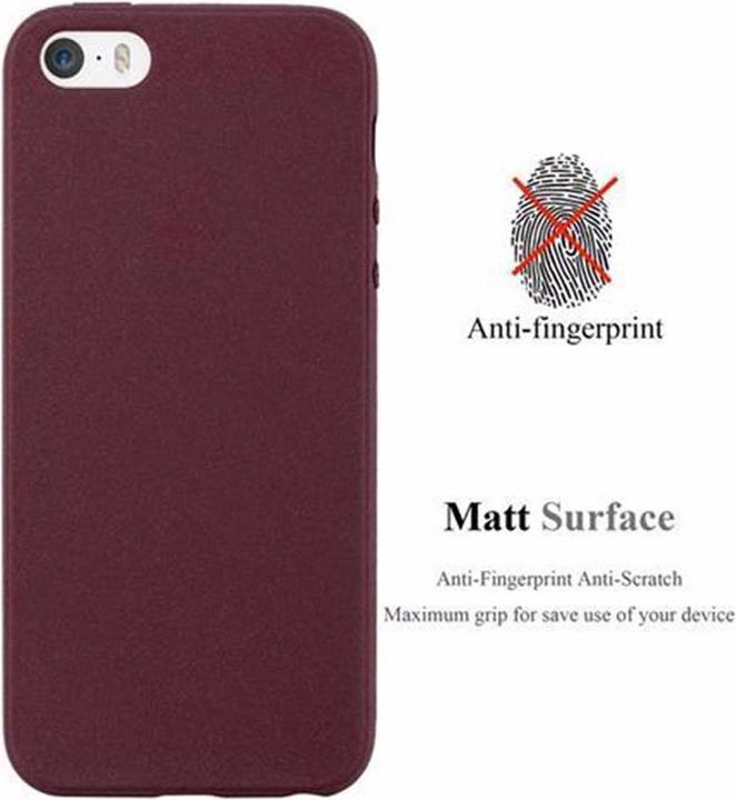Actual product image Cadorabo TPU Frosted Cover (Apple iPhone 5)