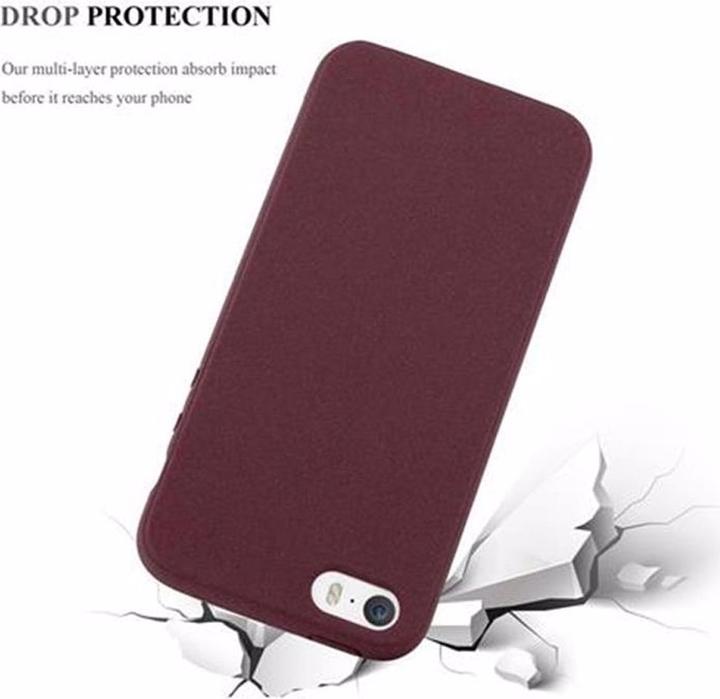 Actual product image Cadorabo TPU Frosted Cover (Apple iPhone 5)