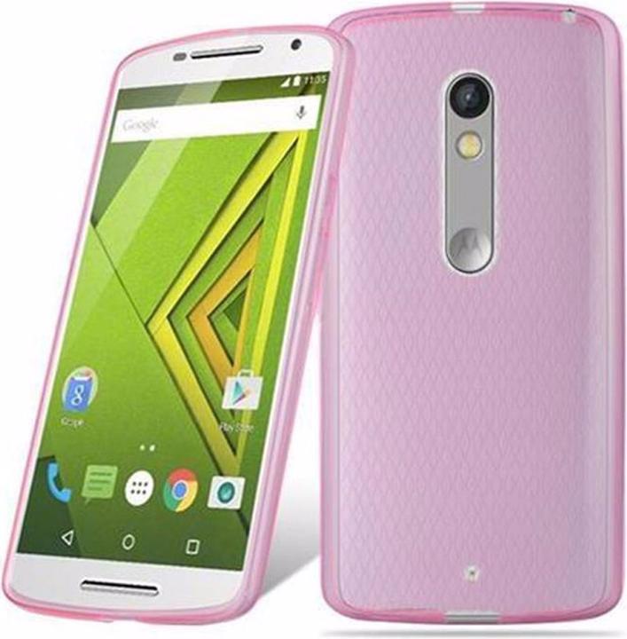 Actual product image Cadorabo TPU Ultra Slim AIR Cover (Motorola Moto X Play)