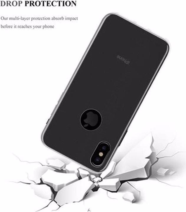 Actual product image Cadorabo TPU Ultra Slim AIR Cover (Apple iPhone X)